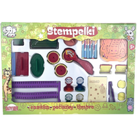 PIECZĄTKI DLA DZIECI STEMPELKI STEMPLE ZESTAW KREATYWNY PREZENT DLA DZIECI