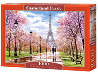 Puzzle 1000 Romatic Walk in Paris CASTOR Castorland