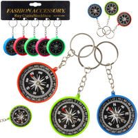 BRELOK KOMPAS BRELOCZEK DO KLUCZY DO TOREBKI GADŻET ZESTAW 12 SZTUK