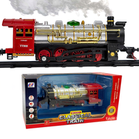 Lokomotywa Na Baterie Z Dymem Światło Dźwięk Prezent Dla Dzieci