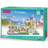 CUBIC FUN PUZZLE 3D CITY LINE BAVARIA- MC267H