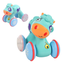 Zabawka Krówka Jeżdżąca Naciskana Interaktywny Pojazd Dla Dzieci 3+ Lat