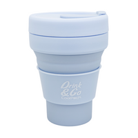 COOLPACK - KUBEK SILIKONOWY - 355 ml - PASTEL / POWDER BLUE