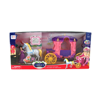 KAROLA ZESTAW Z KSIĘŻNICZKĄ I KONIEM Z EFEKTEM DŹWIĘKOWYM W PUDEŁKU