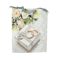 Torba ozdobna średnia na prezent elegancka wytrzymała na każdą okazję