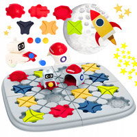 ZESTAW LABIRYNT DROGOWY BUDOWANIE TRASY KOSMOS RAKIETA DŹWIĘK ŚWIATŁO