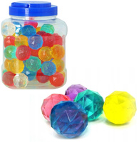 PIŁECZKA ANTYSTRESOWA KAUCZUK SKACZĄCA KAUCZOKOWA KANGUREK 6D 27MM 60 SZTUK