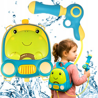 Pistolet Na Wodę Z Plecakiem Żabka Duży Zbiornik Regulowany Pistolet Szelki