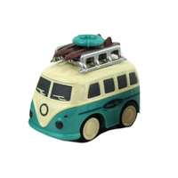 Metalowy bus zabawka dla dzieci edukacyjny pojazd do kolekcji 1 sztuka