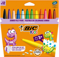 Flamastry BIC Kids Visacolor XL 12 kolorów