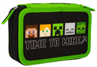 MINECRAFT PIÓRNIK SZKOLNY POTRÓJNY Alex Steven