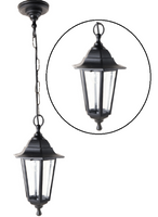 LAMPA OGRODOWA WISZĄCA IP44 LATARNIA ZEWNĘTRZNA 