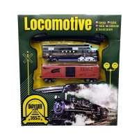 Kolejka elektryczna lokomotywa z torami 355 cm zabawka dla dzieci prezent