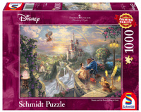 Puzzle 1000 PQ T. Kinkade Piękna i Bestia Miłość Disney 106299