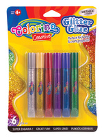 Colorino creative klej brokatowy metallic 6 szt x 10,5 ml