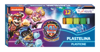 Plastelina 12 kolorów 15 g PSI PATROL
