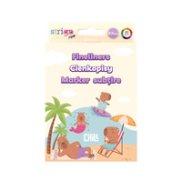 Cienkopisy Strigo Kapibara 8 kolorów