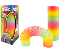 SPRĘŻYNA KOLOROWA TĘCZOWA GRA ZRĘCZNOŚCIOWA MAGIC SPRINGS SPRĘŻYNA 15CM