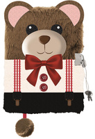 Pamiętnik z kłódką 3D "włochacz" A5 96 kartek MY LITTLE FRIEND, TEDDY BEAR