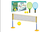ZESTAW SPORTOWY Z SIATKĄ 2 W 1 TENIS / SIATKÓWKA