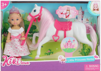LALKA KSIĘŻNICZKA Z KONIEM ZESTAW DLA DZIECI KIKILOVE LITTLE PRINCESS 3+