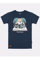 Koszulka męska Baśniowa Kraina #TataTeżCzyta granatowa XXL
