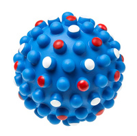 214 Piłka wzmocniona piszcząca 11,2 cm.