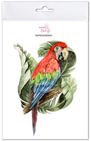 Naprasowanki Papuga Ara zielonoskrzydła