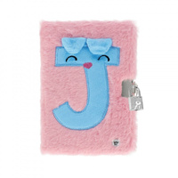 Pamiętnik świecący z kłódką Pink "J"