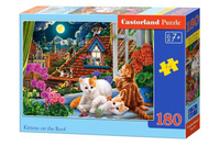 Puzzle 180 Kittens on the Roof CASTOR Castorland