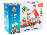 Jeździk Pociąg 4w1 Dumel