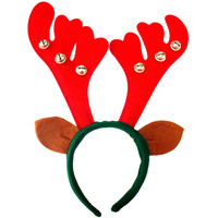 Opaska rogi renifera świecące na Święta Boże Narodzenie gadżet dla dzieci