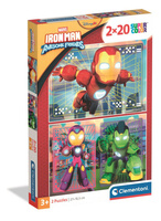 Puzzle 2x20 Super kolor Iron Man and His Awesome friends 24828