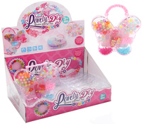 Koraliki do nawlekania motyl zestaw kolorowe dla dzieci rozwijające manualn