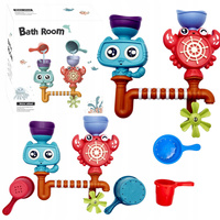 Fontanna Wodna Do Kąpieli Kotek Krab Kubeczki Przyssawki Zabawka Prezent