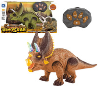 Dinozaur zdalnie sterowany na radio z efektem świetlnym dla dzieci