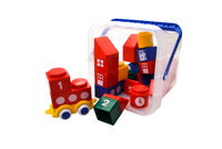 VIKING TOYS MINI CHUBBIES I KLOCKI W WIADERKU - 19 EL.