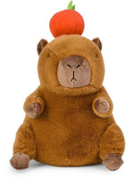 Maskotka Kapibara z jabłkiem 25cm Daffi