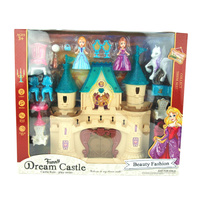 Zamek Dla Lalek Interaktywny Światło Dźwięk Meble Akcesoria Prezent