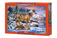 Puzzle 500 Wolfish Wonderland CASTOR Castorland