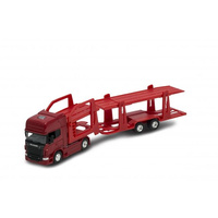 Samochód ciężarowy Welly Truck 1:64 Scania R730 transporter dla dzieci