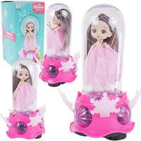 Pozytywka Kula Śnieżna Księżniczka Światła Dźwięk Melodia Prezent Dziecko