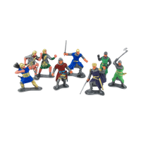 Indianie Figurki w Folii Zabawka Kolekcjonerska dla Dzieci Modele