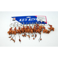 Brelok słoń 12 sztuk TR25799 urocze akcesorium do kluczy brelok słoń