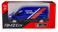 RMZ City Ford Transit Van 2018 niebieski w skali 1:43