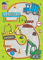 Karnet B6 Budowa 3 Urodziny