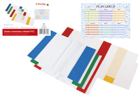 Paczka okładek uniwersalnych PVC +plan lekcji