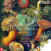 Puzzle 1000 Imagination Ernst Haeckel Sea Anemones Stworzenia morskie