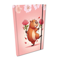 Notes A5 kratka z gumką Soft Touch Dancing Queen