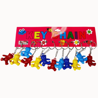 Brelok miś 12 sztuk urocze zawieszki idealne na prezent dla dzieci